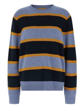 Maglione girocollo a righe