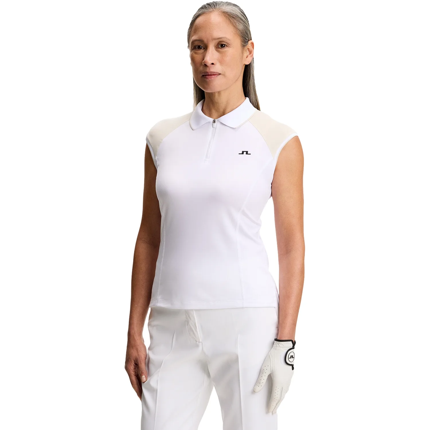 J.Lindeberg Polo Lei, weiss xs - J.lindeberg - FashionsVida