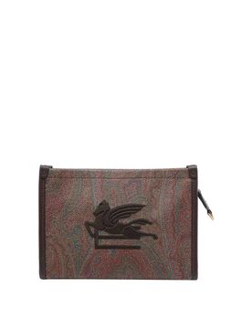 Etro Bustina Pegaso Arnica Marrone