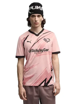 T-shirt à Manches Courtes Domicile Palermo Fc 26/27 Replica Team Light Pink / Black M - Puma - FashionsVida