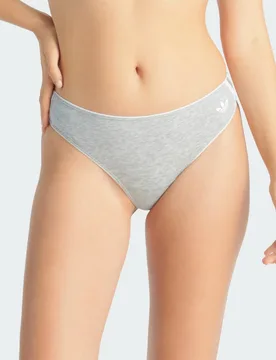 Tanga adicolor Comfort Flex Cotton Underwear XS Medium Grey Heather - Adidas - FashionsVida