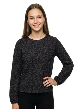 Chemisier à Manches Longues Laila Dark Grey S