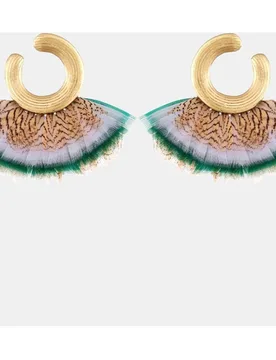 Pendientes Positano plumas - GAS Bijoux - FashionsVida