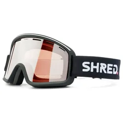 Masque De Ski Monocle Black Low Light Silver Mirror/CAT1 Homme