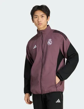 Giacca da rappresentanza Tiro 25 Competition Real Madrid M Shadow Fig / Black - Adidas - FashionsVida