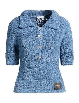 Pullover Damen Taubenblau M Damen - Ganni - FashionsVida