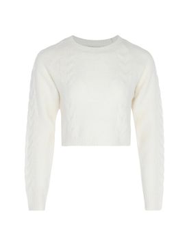 Jalene Jersey blanco natural