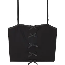 Top con detalle de lazo