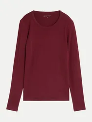 Basic Langarmshirt Rot XL