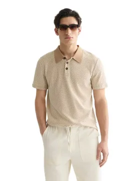 Polo A Maniche Corte 183073 Relaxed Fit Amphora S - Scotch & Soda - FashionsVida