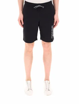Bermuda in cotone NERO L - EA7 EMPORIO ARMANI - FashionsVida