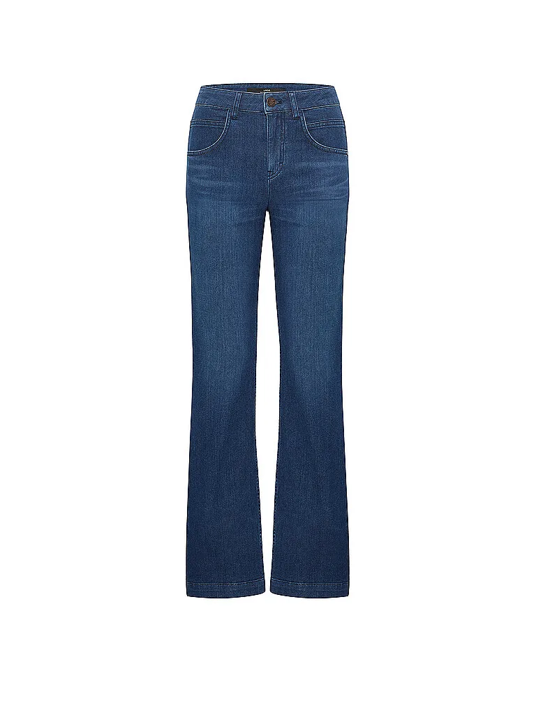 Jeans corte bootcut azul oscuro 38 - LANIUS - FashionsVida
