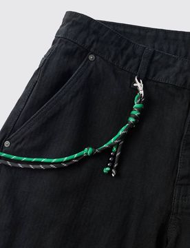 Herren Seil-Jeans Hosen-Kette Green