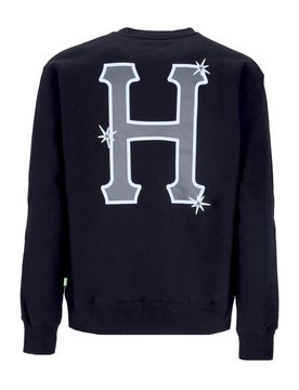 Felpa Girocollo Uomo Sideline Crewneck Black