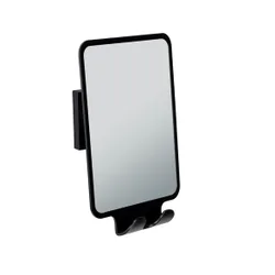 Vacuum-Loc® Antibeschlagspiegel „Quadro“ Schwarz