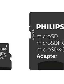 Carte Mémoire Avec Adaptateur Micro Sdxc 128gb Class 10 Black One Size unisex - Philips - FashionsVida