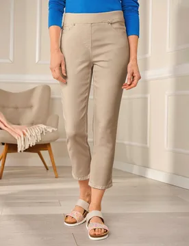 Bequembundhose Powerstretch - Beige - female - Size: 40 - Avena - FashionsVida