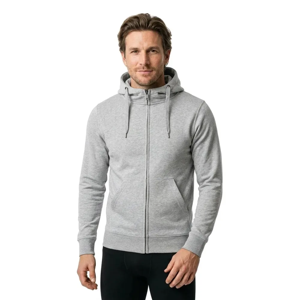 Sweat-shirt à Zip Crossover 51590 Grey-Flecked S - MASCOT - FashionsVida