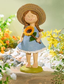 Gartendeko Blumenmädchen "Sonja"