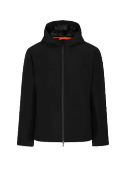 Giubbotto Uomo Aurelio Long Velour Black - SUNS - FashionsVida
