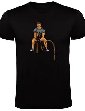 T-shirt à Manches Courtes Crossfit Ropes Black S - Kruskis - FashionsVida