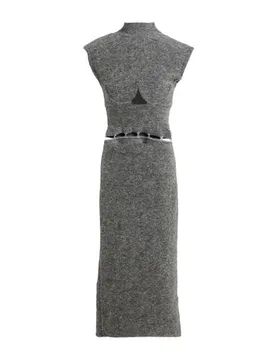 Vestido midi Mujer Gris L,M Mujer - Sportmax - FashionsVida