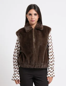 IBLUES Giacconi Marrone - Iblues - FashionsVida