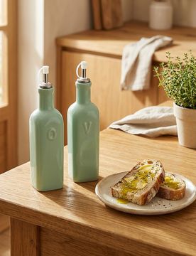 Erogatore per olio d’oliva - verde pallido
