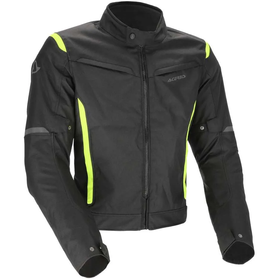 Giacca Moto CE-MAT 2.0 Nero Giallo taglia 2XL - Acerbis - FashionsVida
