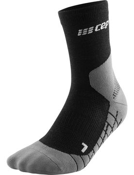 Light Merino Mid Cut Damen Socken, schwarz II