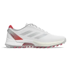 Golfschuhe Damen Adizero ZG, weiß/silber/rot 37