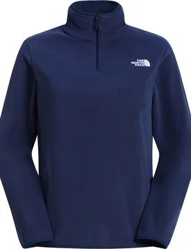 Polaire de randonnée zippée - W Glacier Fleece 1/4 Zip Jacket Summit Navy - Taille M - The North Face - FashionsVida