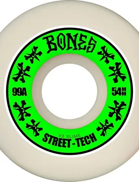Roues De Skateboard Slims V3 Street Tech Formula 55 mm/103A unisex - Bones - FashionsVida