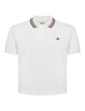 Polo corta in cotone