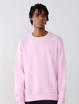 Sweat Crew Club rose/blanc s