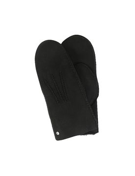 Guantes de cuero - Manoplas negro 6,5
