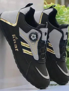 Zapatillas de moda para hombre con diseño de bloques de color y patchwork, zapatos de estilo casual y deportivo, equipados con diseño de hebilla gir - Shein - FashionsVida