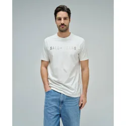 Camiseta de hombre con branding de ajuste regular