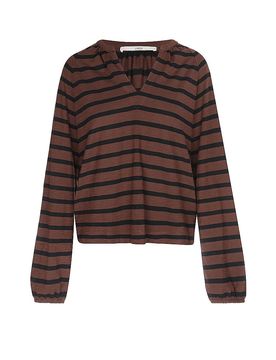 Langarmshirt braun 34 damen