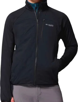 Warme und leichte Jacke Arctic Crest Hybrid Full Zip Black für Herren Größe L schwarz - Columbia - FashionsVida