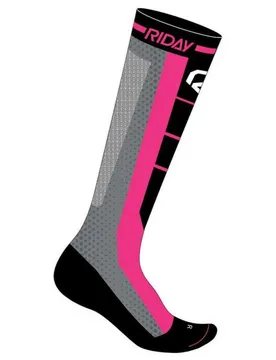 Calzini Mediumweight Grey / Pink