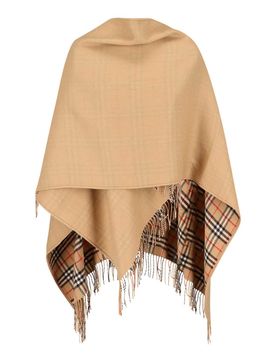 Mantella In Lana Merino Reversibile