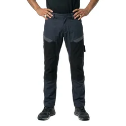 Pantalon Avec Poches Pour Genouillères Et Zones Extensibles Dark Navy Blue / High Visibility Yellow / Yellow 56