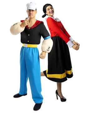 Popeye und Olivia Paarkostüm erwachsene - BCI - FashionsVida