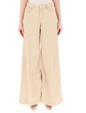 VICOLO Jeans a palazzo BEIGE L