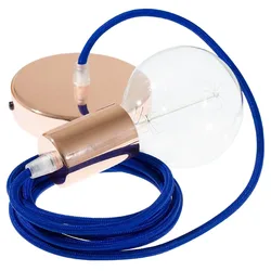 Cables Suspension Luminaire Rm12 2 M Blue / Copper One Size