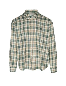 Camisa Regular Fit JULIAN FARMERS verde oscuro XL - Nudie Jeans - FashionsVida