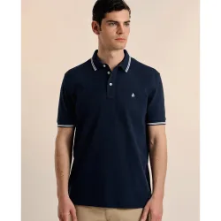 Polo de piqué de hombre corte classic manga corta