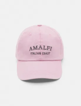Amalfi Embroidered Cap (Size: ) - Pull&bear - FashionsVida