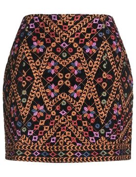 Rio Minirock Damen Schwarz XL Damen